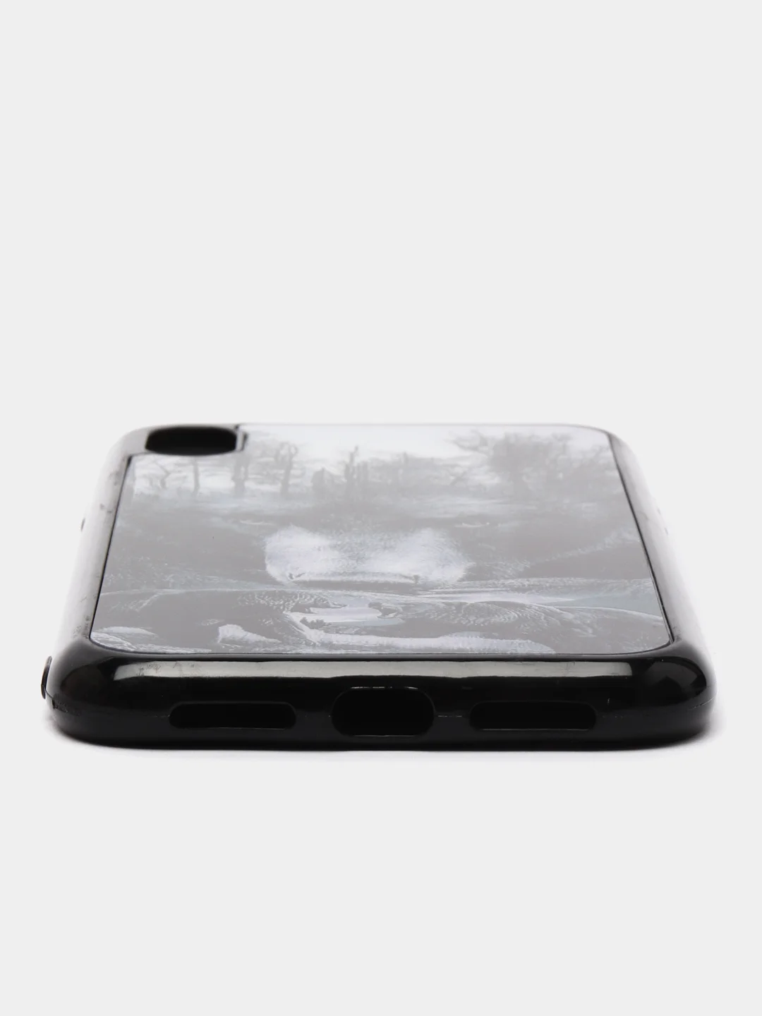 Черный чехол для iPhone 11, 12, 12 Pro, XR, силикон с картинкой / рисунком