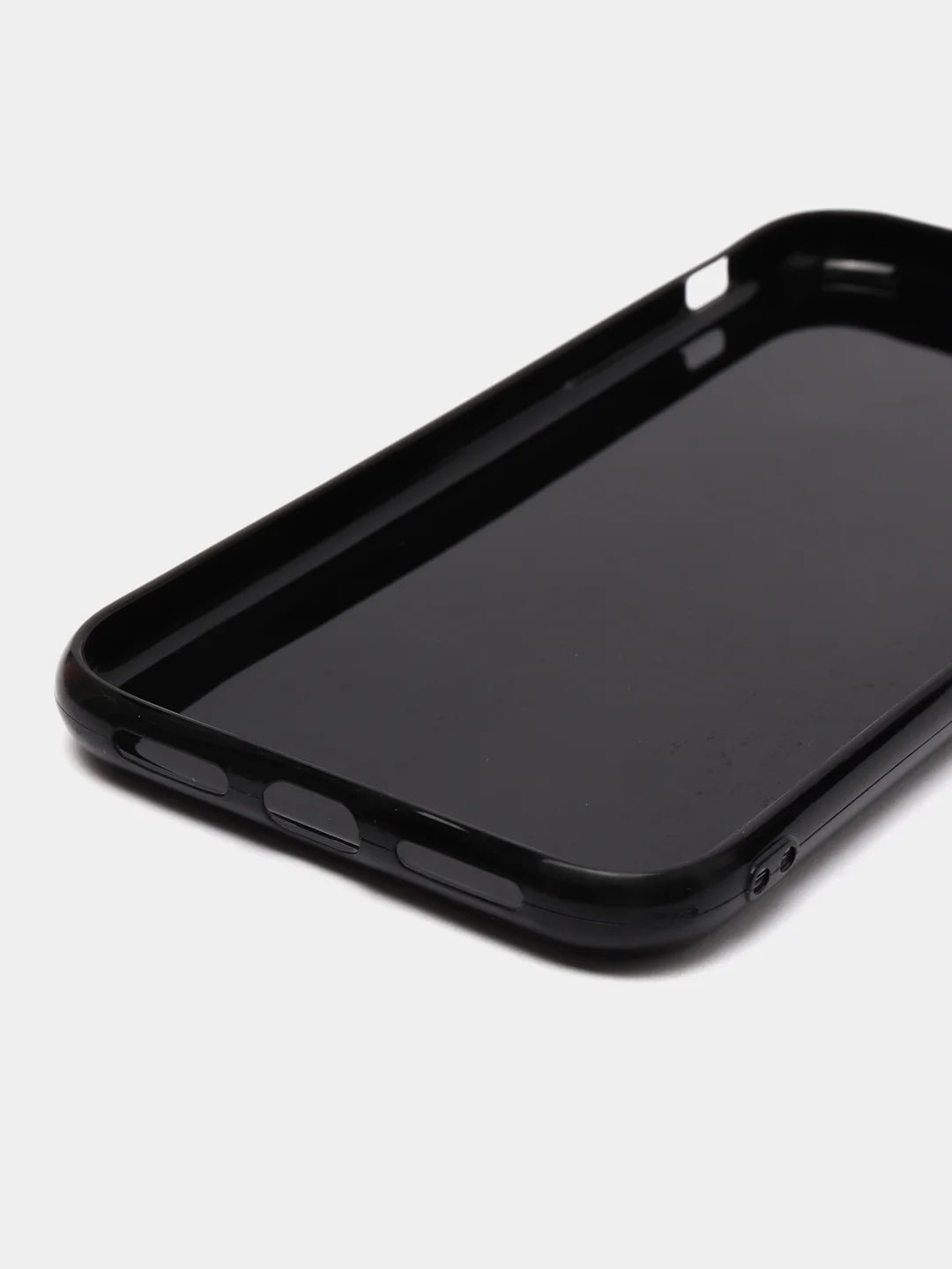 Черный чехол для iPhone 11, 12, 12 Pro, XR, силикон с картинкой / рисунком