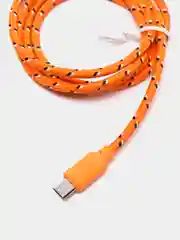 Оранжевый кабель для зарядки телефона micro USB, провод зарядный, шнур юсб быстрая зарядка