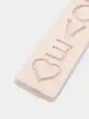 Молд силиконовый "LOVE", 16*4,3 см