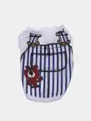 Синий майка для собак и кошек, с принтом