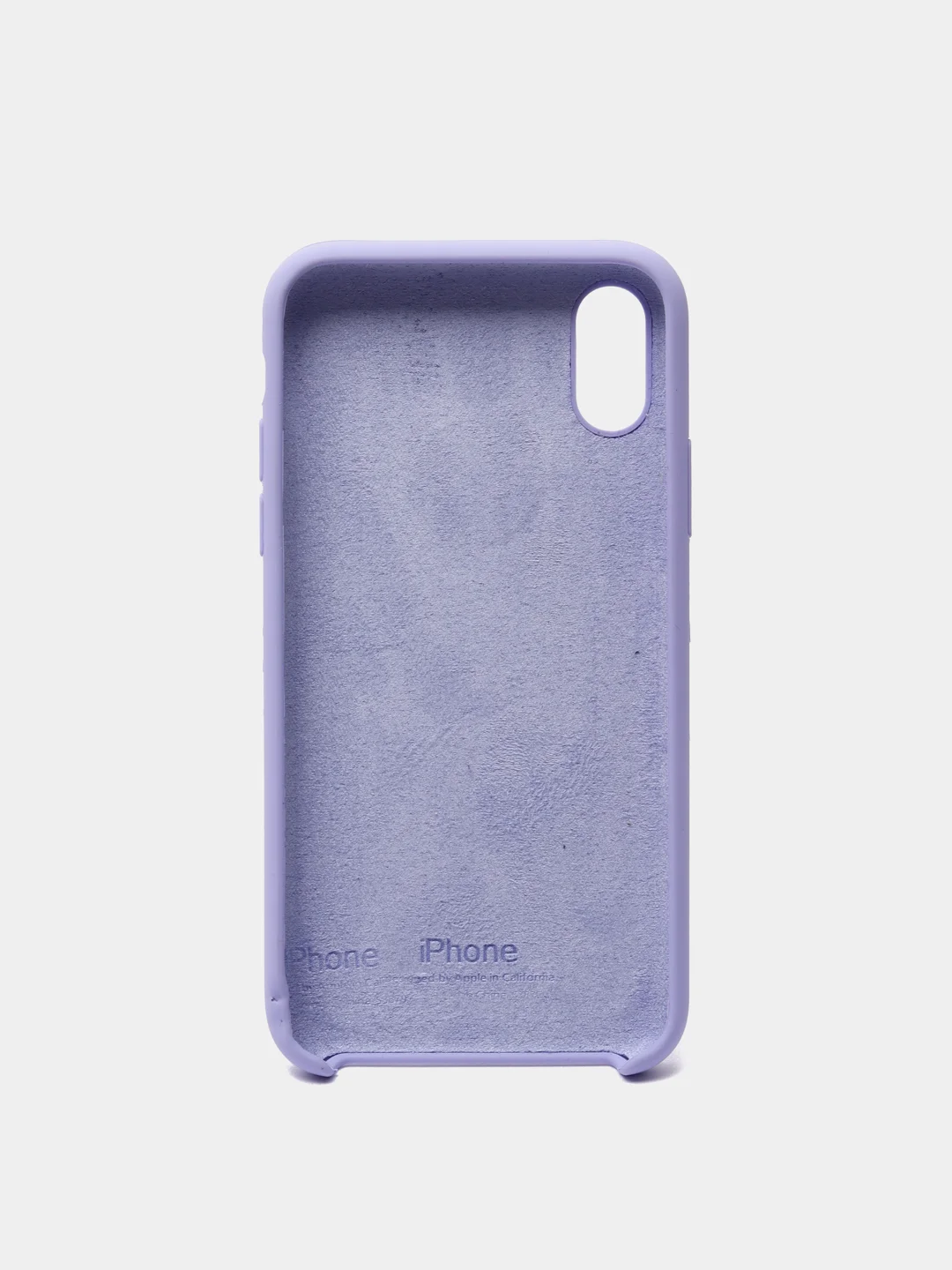 Лавандовый защитный силиконовый чехол для iPhone X iPhone 10, с яблоком