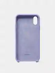 Лавандовый защитный силиконовый чехол для iPhone X iPhone 10, с яблоком