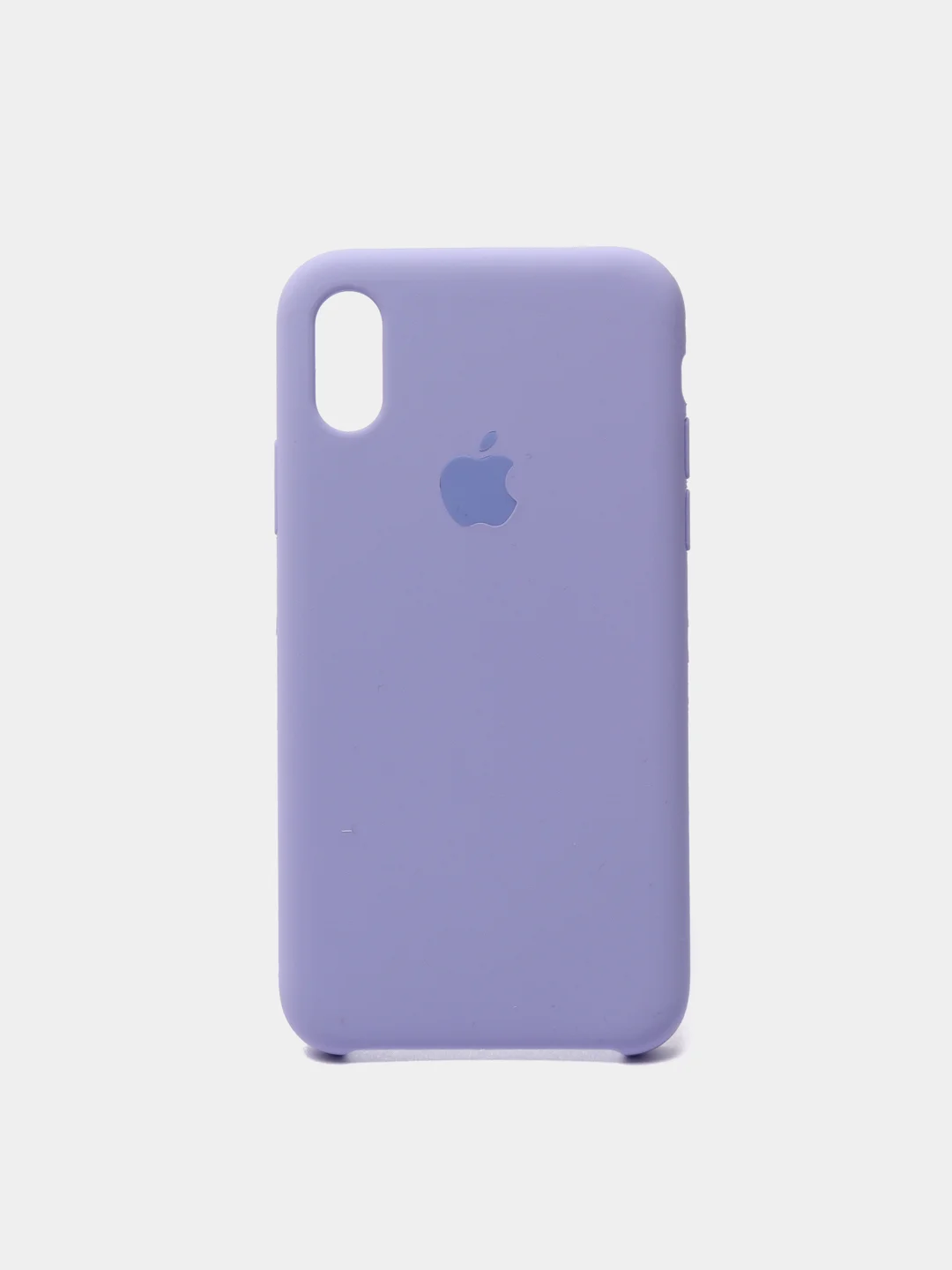 Лавандовый защитный силиконовый чехол для iPhone X iPhone 10, с яблоком