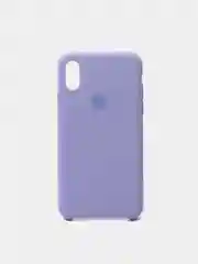 Лавандовый защитный силиконовый чехол для iPhone X iPhone 10, с яблоком
