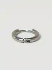Серебряный серьга-кольцо из хирургической стали, 1 штука