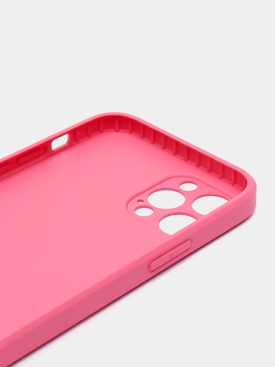 Фуксия чехол силиконовый со стеклянной панелью для iPhone 11 Pro Max, 12 Pro Max, 12 Pro