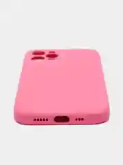 Фуксия чехол силиконовый со стеклянной панелью для iPhone 11 Pro Max, 12 Pro Max, 12 Pro