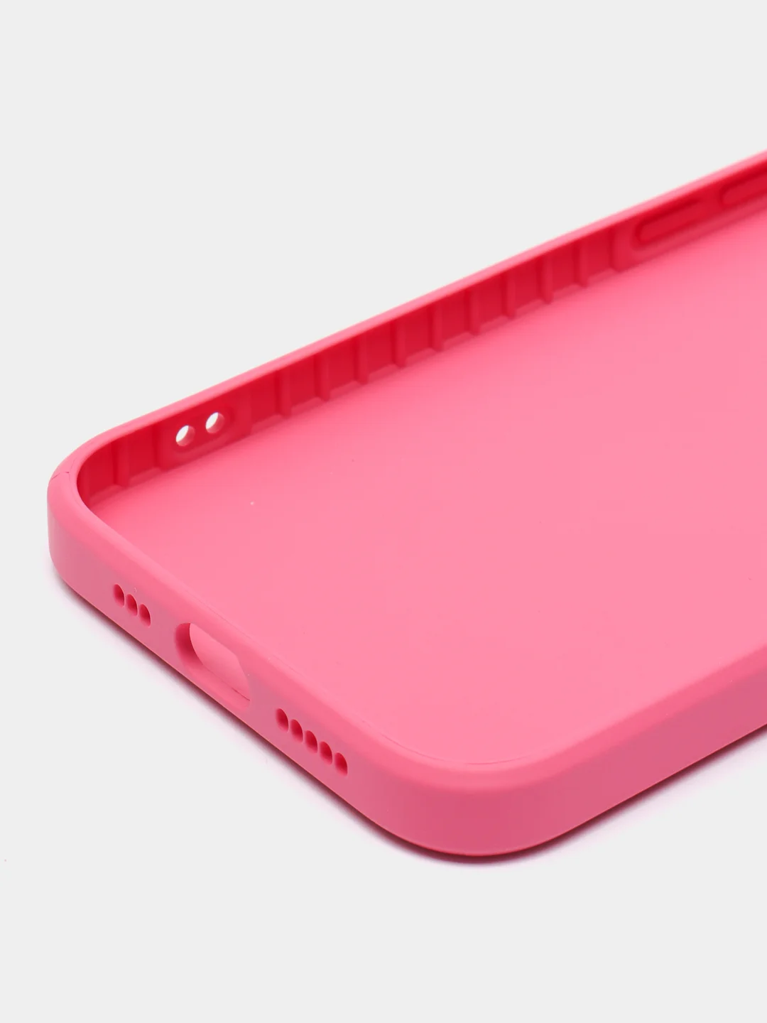 Фуксия чехол силиконовый со стеклянной панелью для iPhone 11 Pro Max, 12 Pro Max, 12 Pro