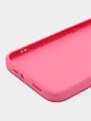 Фуксия чехол силиконовый со стеклянной панелью для iPhone 11 Pro Max, 12 Pro Max, 12 Pro