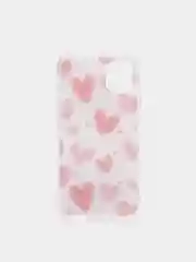 Коралловый меланж чехол с цветным принтом картинки iPhone 5S/SE/6/6S/7/8/Plus/X/XS/XR/11/12/Mini/Pro/Max