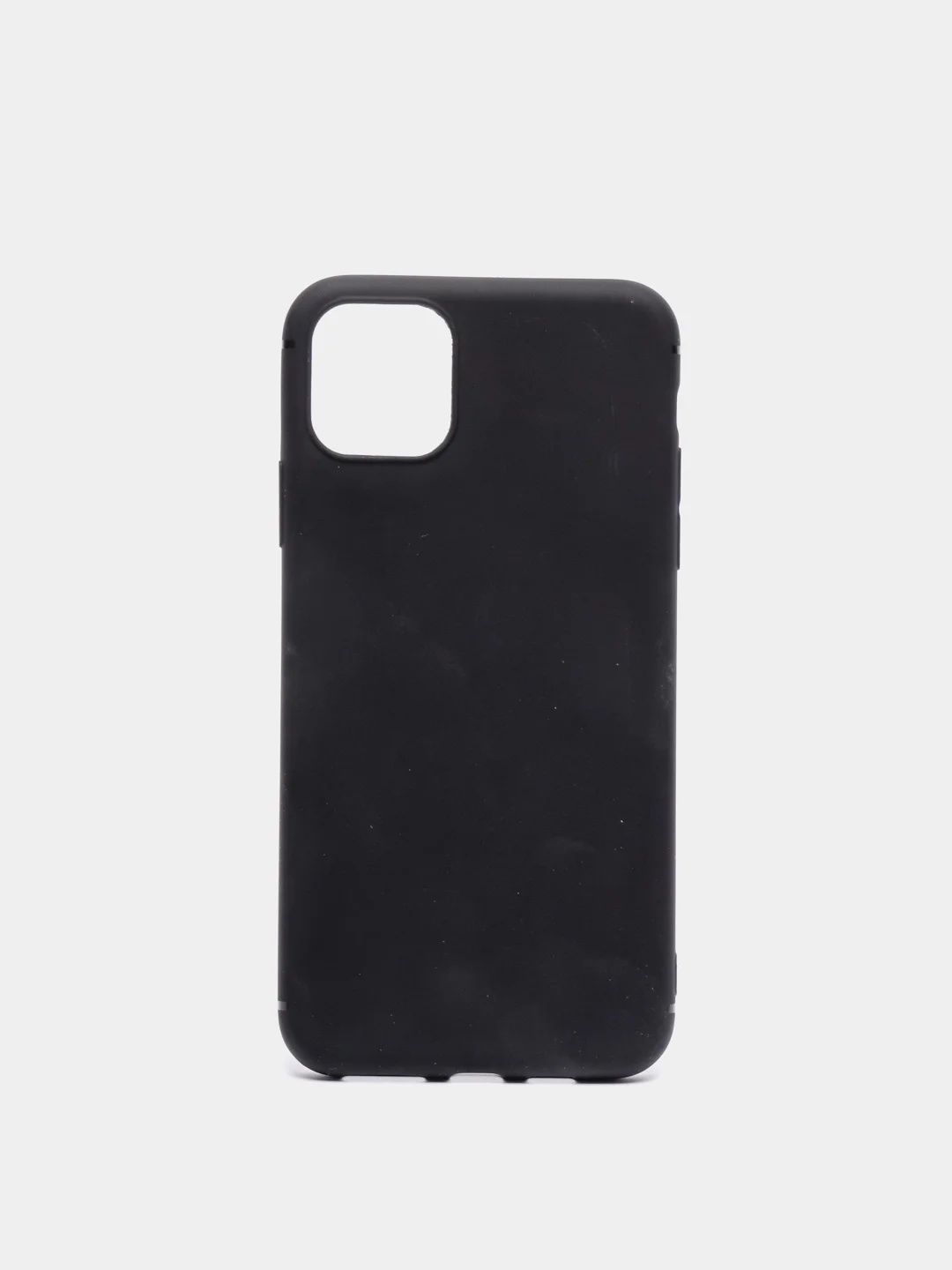 Чехол для Apple Iphone черный матовый X/XS/7/XR/11 Pro/7+/8+/11 Pro Max/6/6s/se