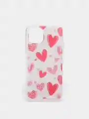 Коралловый меланж чехол с цветным принтом картинки iPhone 5S/SE/6/6S/7/8/Plus/X/XS/XR/11/12/Mini/Pro/Max