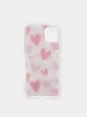 Коралловый меланж чехол с цветным принтом картинки iPhone 5S/SE/6/6S/7/8/Plus/X/XS/XR/11/12/Mini/Pro/Max