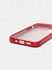 Красный чехол iPhone 12 mini, 12 Pro Max силиконовый