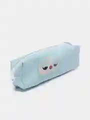 Небесно-голубой пенал школьный