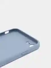 Небесно-голубой силиконовый чехол для iPhone 7, iPhone 8, iPhone SE 2020, со стеклянной панелью