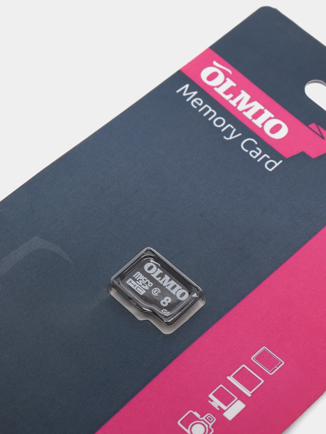 Карта памяти microSDHC 8GB Class 10, без адаптера, Olmio