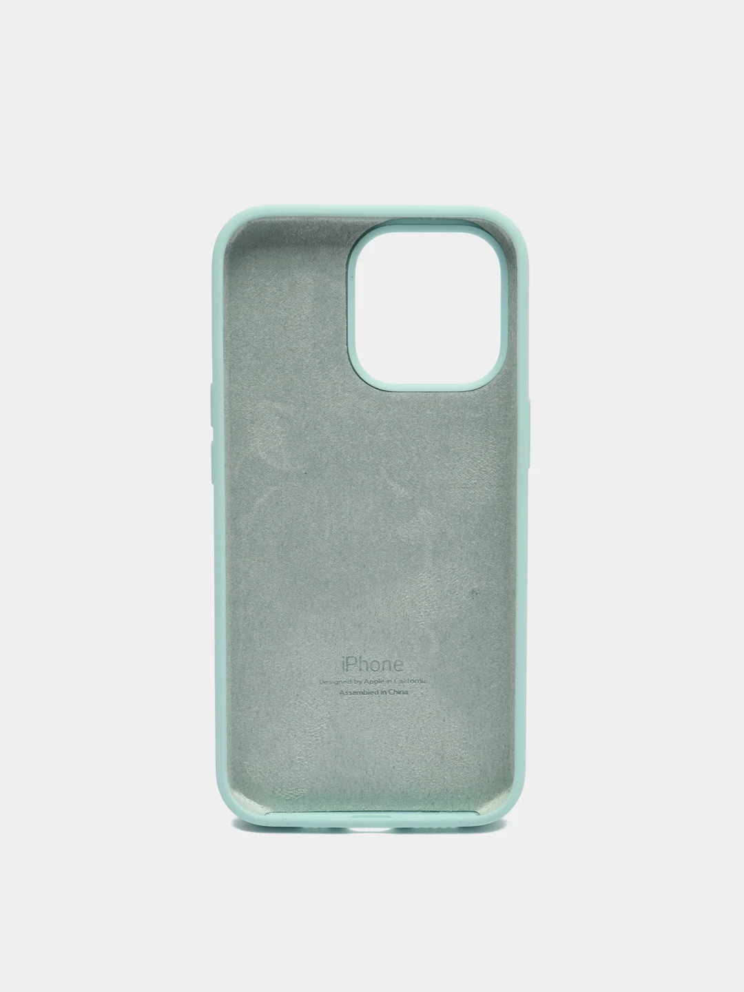 Мятный чехол Silicone Case для Apple iPhone 13 Pro