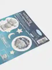 Синий чипборд для скрапбукинга, 12*20 см