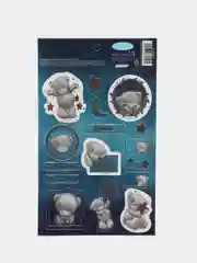 Синий чипборд для скрапбукинга, 12*20 см