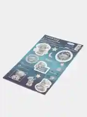 Синий чипборд для скрапбукинга, 12*20 см