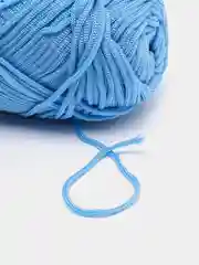 Белый шнур полиэфирный, для вязания, 3 мм, пряжа
