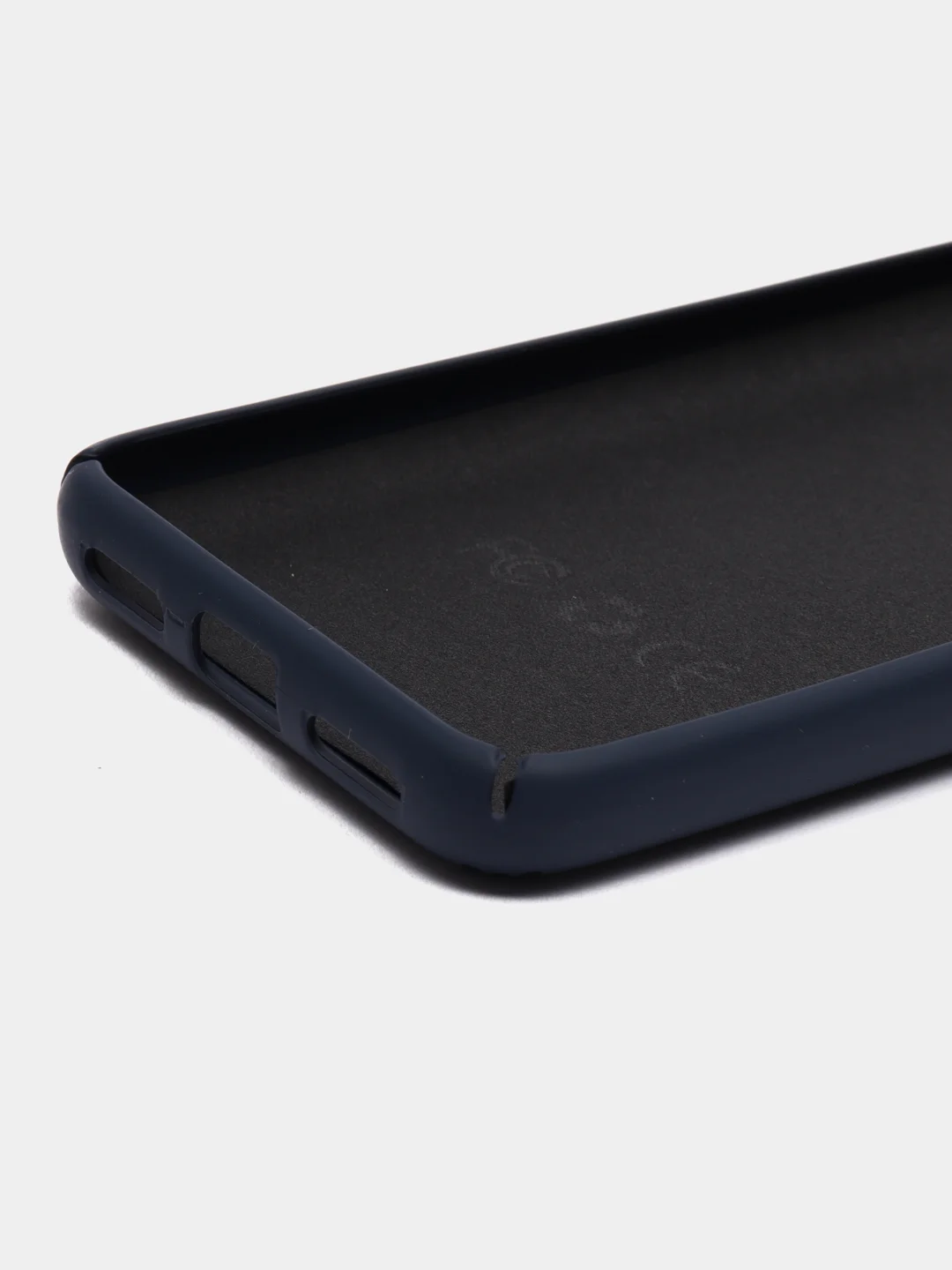 Темно-синий силиконовый чехол Xiaomi Redmi 7A, с перфорацией, однотонный