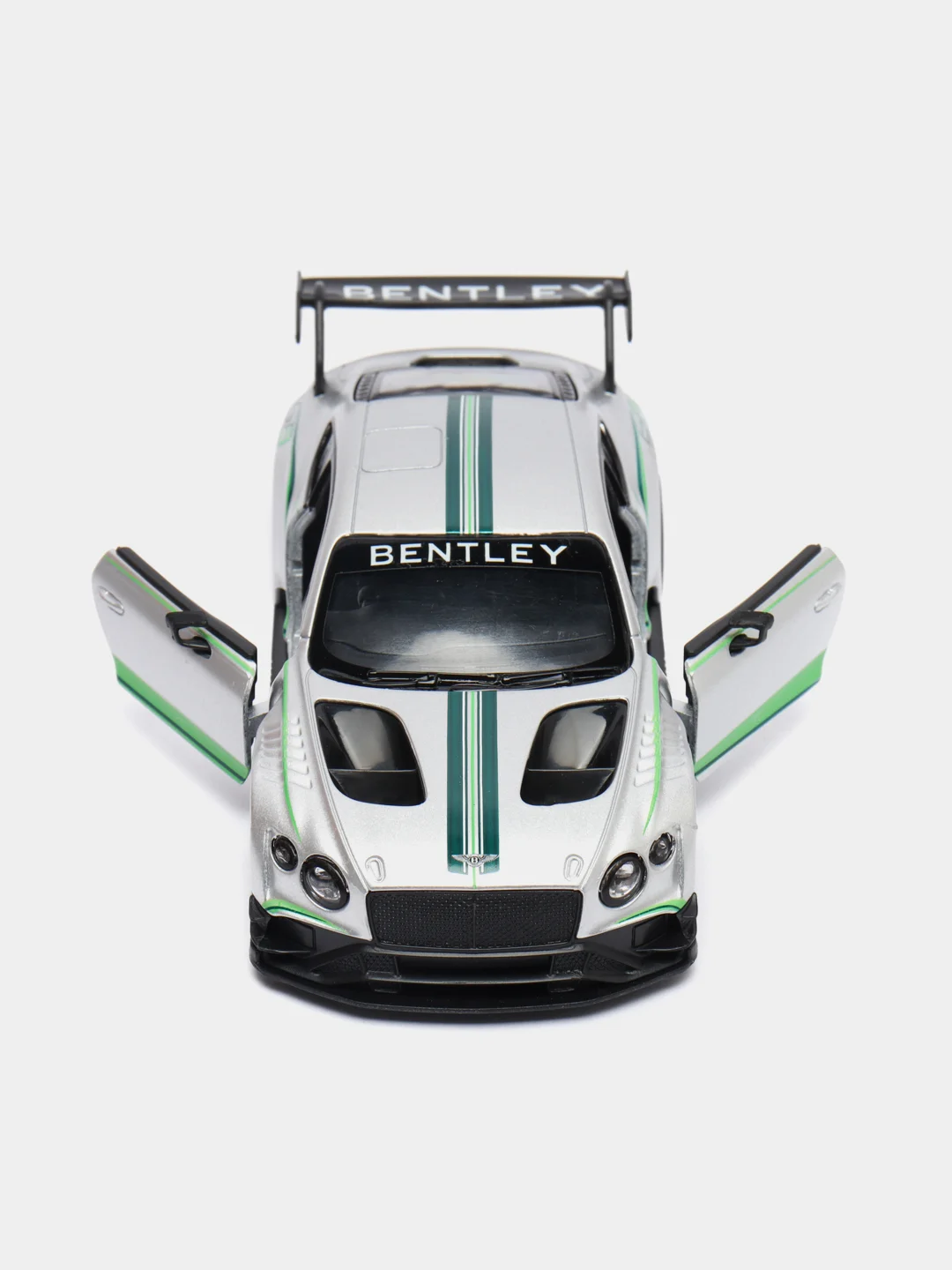 Серебряный металлическая машина Bentley Continental GT3 KT5417D