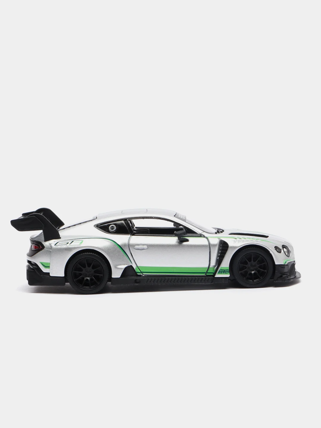 Серебряный металлическая машина Bentley Continental GT3 KT5417D