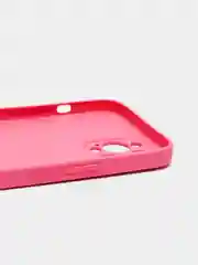 Фуксия чехол силиконовый со стеклянной панелью для iPhone 11 Pro Max, 12 Pro Max, 12 Pro