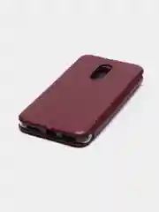 Багровый чехол-книжка для Xiaomi Redmi Note 4X