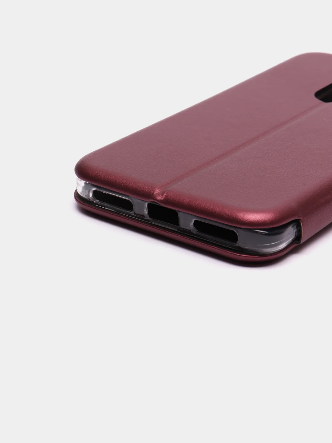 Багровый чехол-книжка для Xiaomi Redmi Note 4X