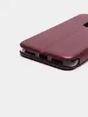 Багровый чехол-книжка для Xiaomi Redmi Note 4X