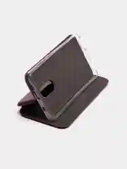 Багровый чехол-книжка для Xiaomi Redmi Note 4X