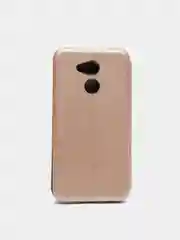 Золотой чехол-книжка Huawei Honor 6C Pro, Хуавей Хонор 6С Про