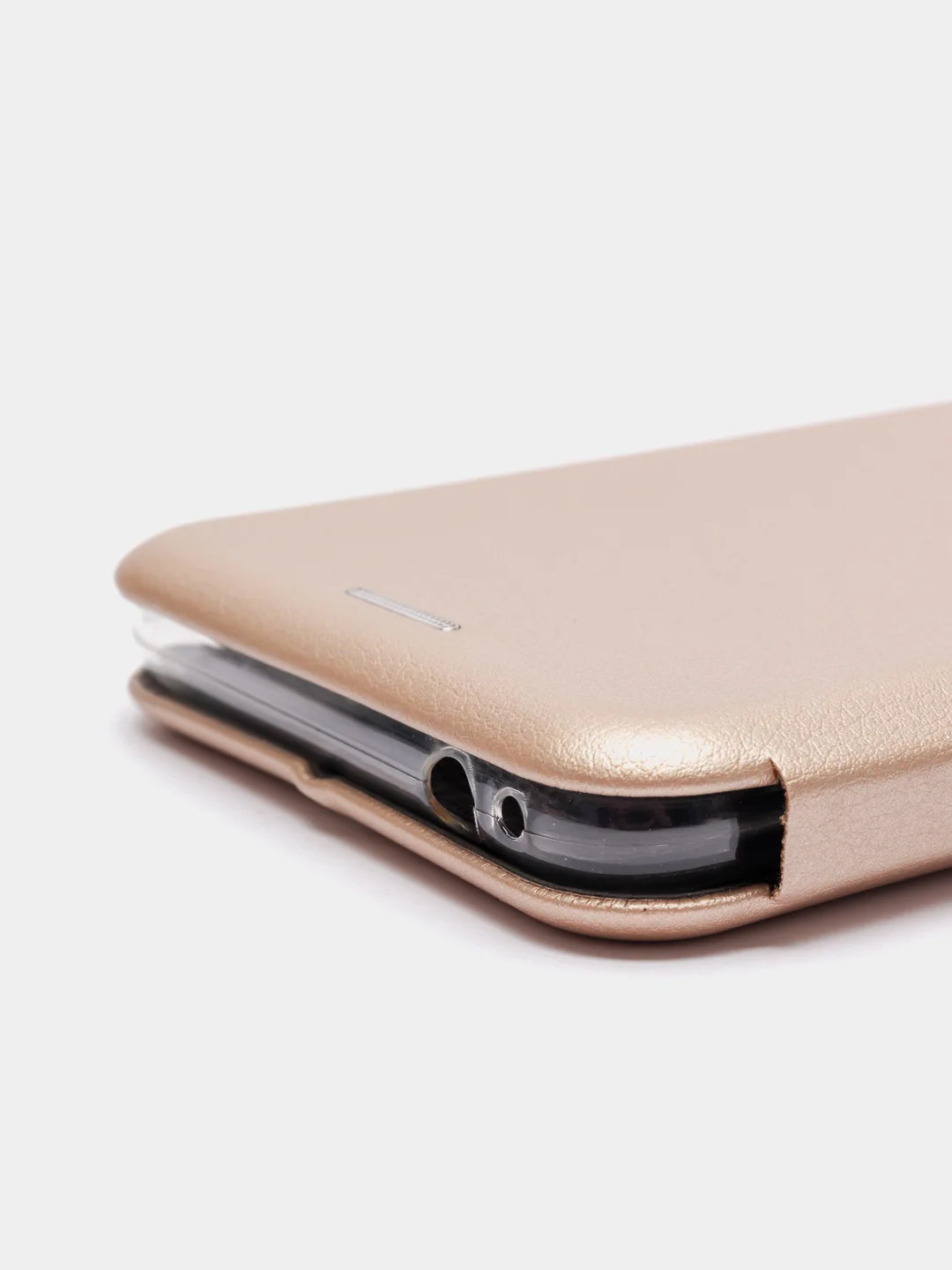 Золотой чехол-книжка Huawei Honor 6C Pro, Хуавей Хонор 6С Про