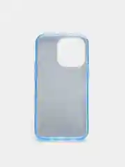 Голубой чехол для iPhone 12, 12 Pro 13 Pro Max 13 mini 14 Pro Max 15 Pro Max блестящий сияющий