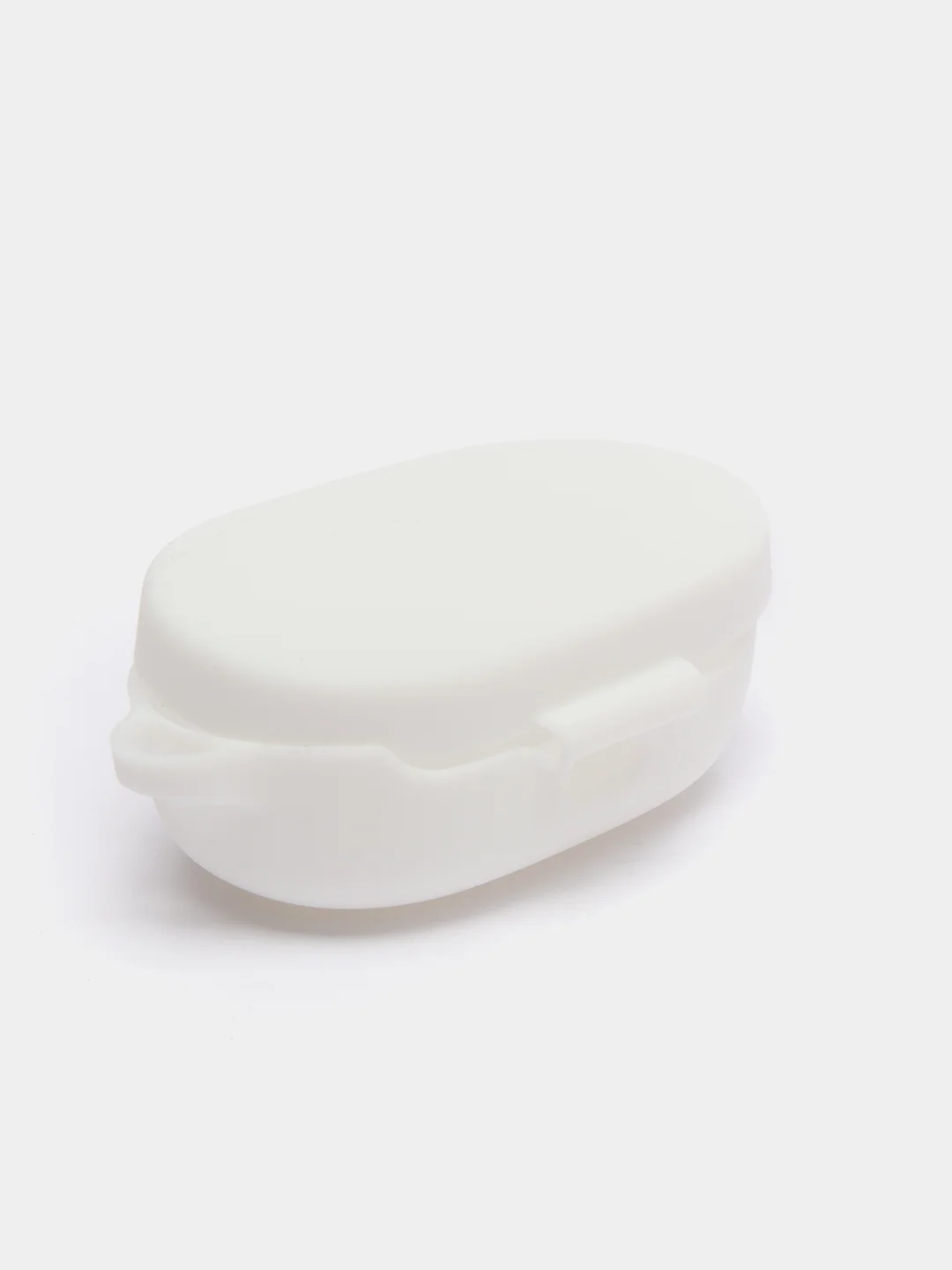 Белый чехол с карабином для Xiaomi Redmi Airdots / Airdots S / Airdots 2