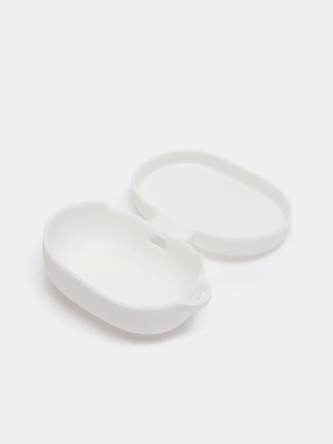 Белый чехол с карабином для Xiaomi Redmi Airdots / Airdots S / Airdots 2
