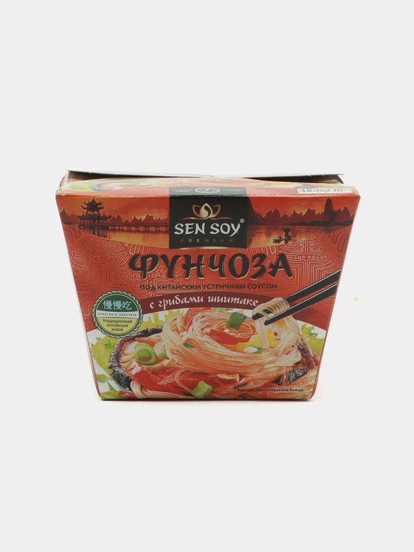 Лапша быстрого приготовления SenSoy "Фунчоза под китайским устричным соусом", 125 г