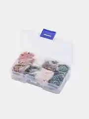 Набор бисера для плетения, в контейнере-органайзере, 8 цветов, 3400 штук