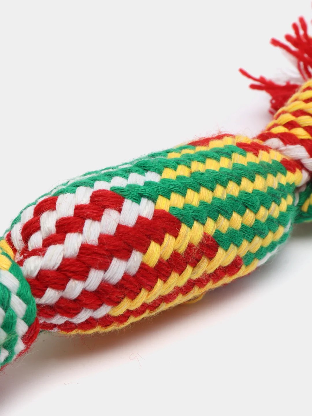 Игрушка канатная с пищалкой внутри, до 25 см, микс цветов