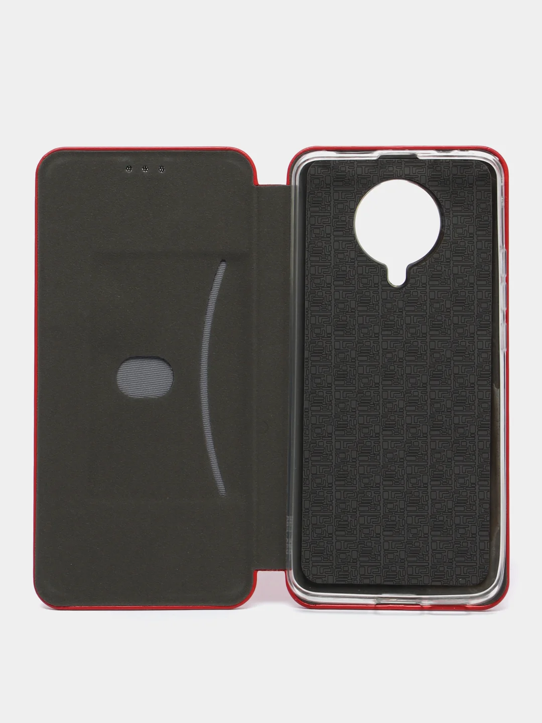 Красный чехол книжка для Xiaomi Poco F2 PRO 2020 сяоми поко ф2 про чехол с карманом для карт