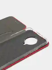 Красный чехол книжка для Xiaomi Poco F2 PRO 2020 сяоми поко ф2 про чехол с карманом для карт