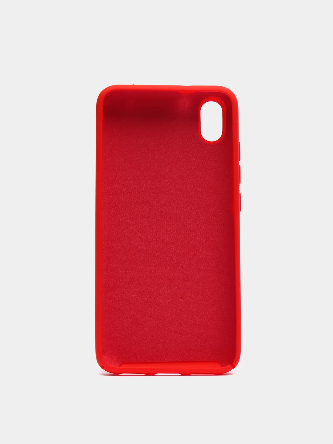 Красный силиконовый чехол Xiaomi Redmi 7A, с перфорацией, однотонный