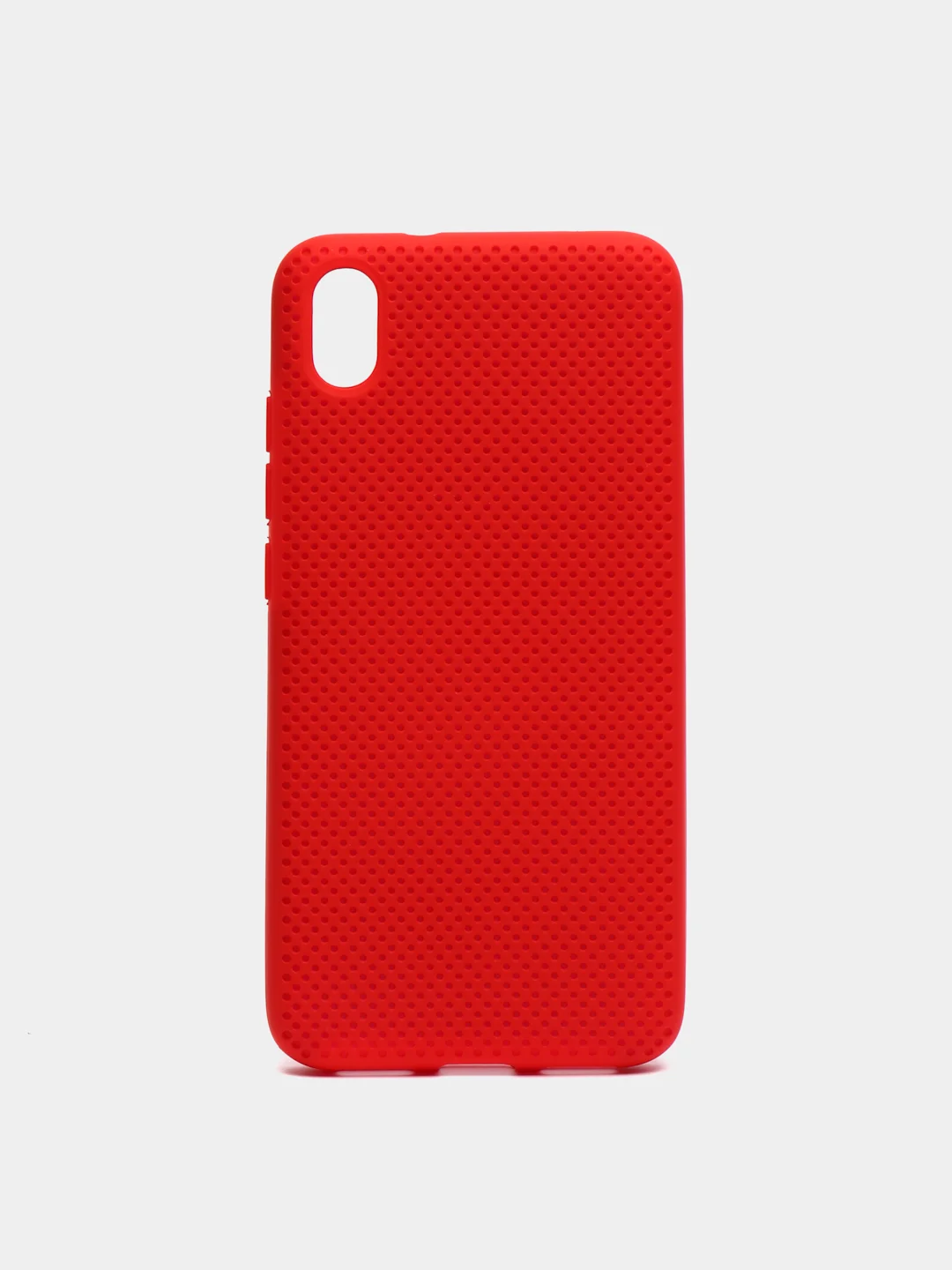 Красный силиконовый чехол Xiaomi Redmi 7A, с перфорацией, однотонный