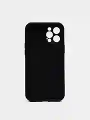 Розовый силиконовый чехол iPhone 12 Pro Max, противоударный с магнитом и кольцом
