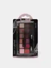 Розовый тени для век 12-ти цветные ЮниLook, 2 тона