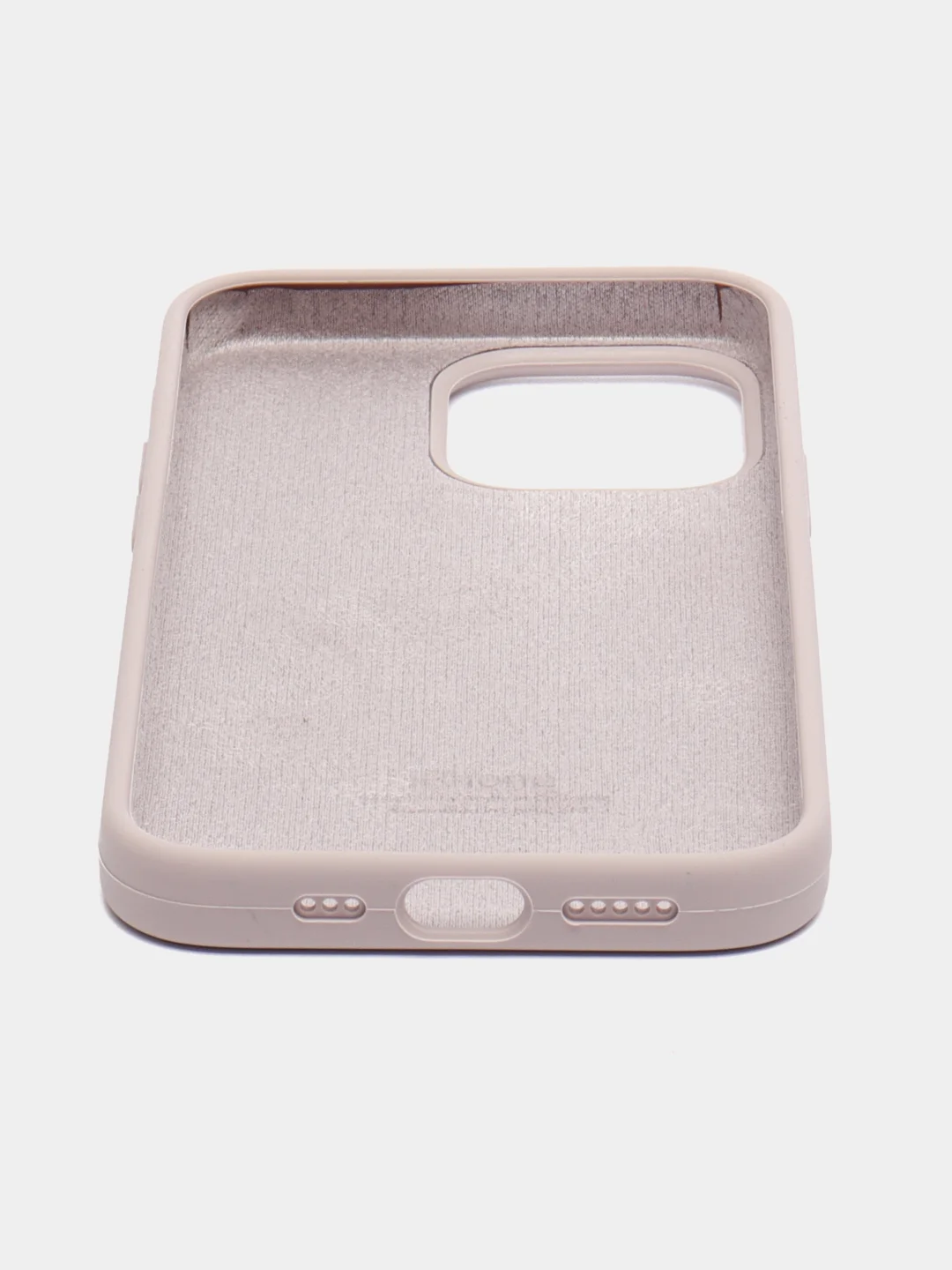 Бежевый чехол Silicone Case для Apple iPhone 13 Pro